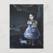 Blauw Willow Briefkaart (Voorkant)