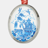 Blauw Willow China Blue & White Ornament (Links)