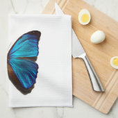 BLAUW WINGE BUTTERFLES handdoek (Quarter Fold)