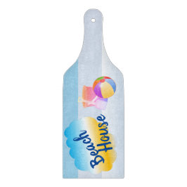 Blauw winkelbord snijplank