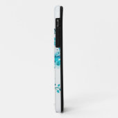 Blauw Winter Bloemenschildering in Waterverf | Op Case-Mate iPhone Case (Achterkant/links)
