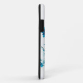 Blauw Winter Bloemenschildering in Waterverf | Op Case-Mate iPhone Case (Achterkant/rechts)