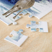 Blauw Winter Wonderland met Ree Legpuzzel (Zijkant)