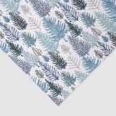 Blauw-winterpapier Tissuepapier (Detail)