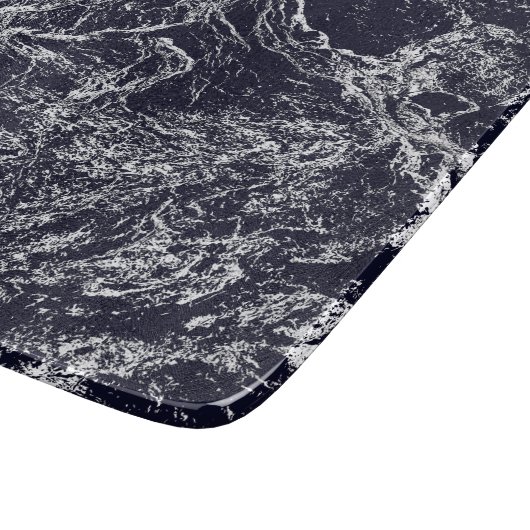 Blauw/wit Abstract Snijplank (Hoek)