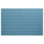 Blauw-wit Abstracte Waterverf Stof (Yard (91,4 cm))