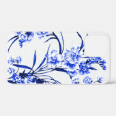 Blauw-wit afbeelding iPhone-hoesjes Case-Mate iPhone Case (Achterkant (horizontaal))