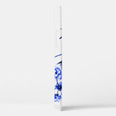 Blauw-wit afbeelding iPhone-hoesjes Case-Mate iPhone Case (Achterkant / Rechts)