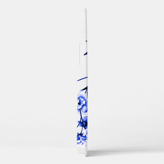 Blauw-wit afbeelding iPhone-hoesjes Case-Mate iPhone Case (Achterkant / Rechts)