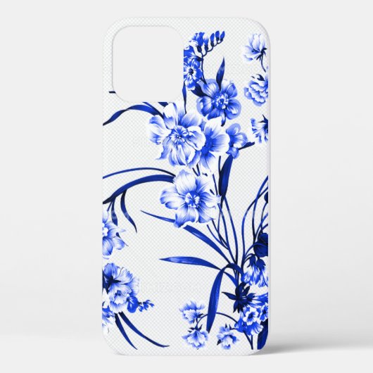 Blauw-wit afbeelding iPhone-hoesjes Case-Mate iPhone Case (Achterkant)