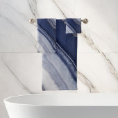 Blauw Wit Agaat Marmer Bad Handdoek