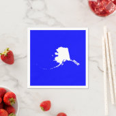 Blauw-wit Alaska Servet (Insitu)