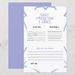 Blauw-wit Baby voorspellingen