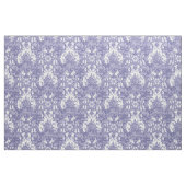 Blauw & Wit Barok Rococo Rozen Patroon Stof (Fat Quarter)