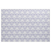 Blauw & Wit Barokrococo Patroon Stof (Yard (91,4 cm))