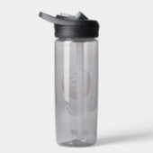 Blauw wit basketbal team kleuren meisjes jongens waterfles (Rechts)