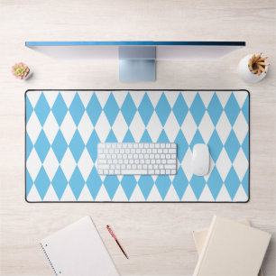 Blauw-wit Bavaria Rhombus vlag Patroon Bureaumat