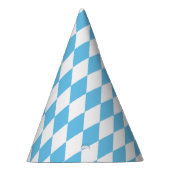 Blauw-wit Bavaria Rhombus vlag Patroon Feesthoedjes (Rechts)
