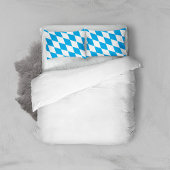 Blauw-wit Bavaria Rhombus vlag Patroon Kussensloop