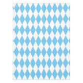Blauw-wit Bavaria Rhombus vlag Patroon Tafelkleed (Voorkant)