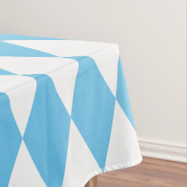 Blauw-wit Bavaria Rhombus vlag Patroon Tafelkleed
