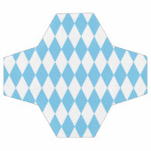 Blauw-wit Bavaria Rhombus vlag Patroon Voetbal (Enkel)