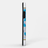 Blauw, wit Beiers patroon. Case-Mate iPhone Case (Achterkant/rechts)