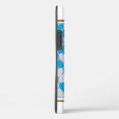Blauw, wit Beiers patroon. Case-Mate iPhone Case (Achterkant / Rechts)