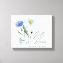 Blauw Wit Bijbel vers Twee Tone Textured Church