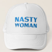 blauw wit blauw trucker pet (Voorkant)