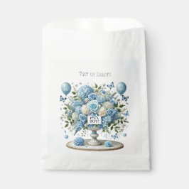 Blauw Wit Bloemen Vaas Voorkeur Tassen Bedankzakje