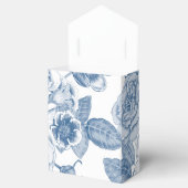 Blauw Wit  Bloemenfeest Favoriet Box Bedankdoosjes (Geopend)