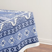 Blauw wit Boheems patroon Tafelkleed (Voorbeeld)