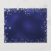 Blauw wit budget van de zeemacht van de Quinceaner Flyer (Achterkant)