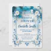 blauw-wit Chinoiserie antiek vrijgezellenfeest Kaart (Voorkant)