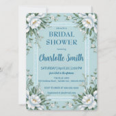 Blauw-wit Chinoiserie antiek vrijgezellenfeest Kaart (Voorkant)