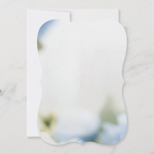 blauw-wit Chinoiserie antiek vrijgezellenfeest Save The Date (Achterkant)