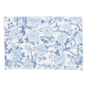 Blauw Wit Chinoiserie Bloementuin Porselein Kussensloop