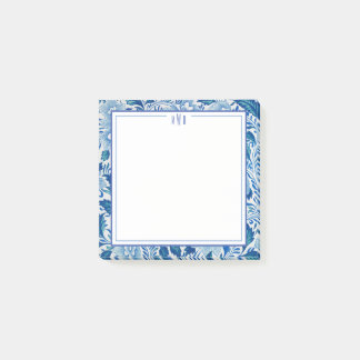 Blauw-wit Chinoiserie Chic Post-its Post-it® Notes