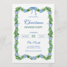 Blauw & Wit Chinoiserie Guirlande Grandmillennial