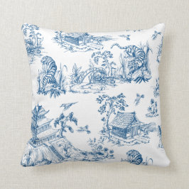 Blauw & Wit Chinoiserie Kussen