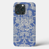 Blauw-wit Chinoiserie Oriental Case-Mate iPhone Case (Achterkant)