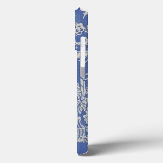 Blauw-wit Chinoiserie Oriental Case-Mate iPhone Case (Achterkant / Links)
