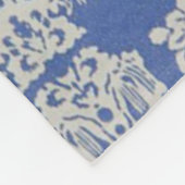Blauw-wit Chinoiserie Oriental Fleece Deken (Hoek)