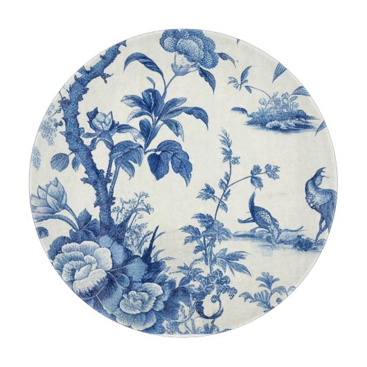 Blauw & Wit Chinoiseries Snijplank (Voorkant)
