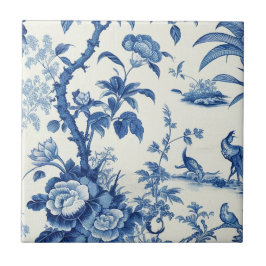 Blauw & Wit Chinoiseries Tegeltje