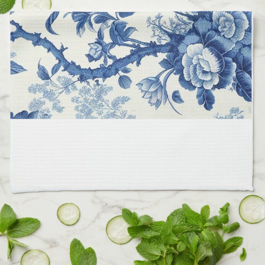 Blauw & Wit chinoiseries Theedoek (Gevouwen)