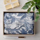 Blauw-wit Chinoserie-serie Design 4 Tissuepapier (Geschenk)