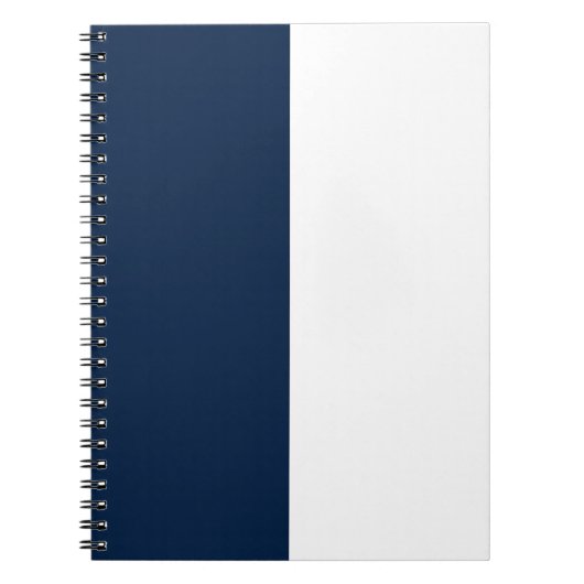Blauw & Wit CUSTOM Notitieboek (Voorkant)