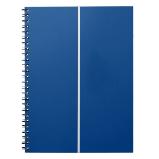Blauw & Wit CUSTOM Notitieboek (Voorkant)